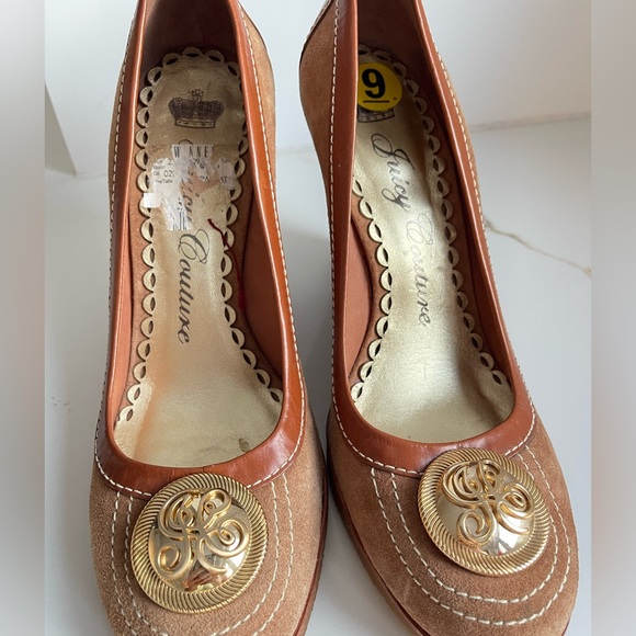 Juicy Couture vintage suede wedges size 9 - Picture 2 of 4